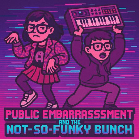 Public Embarrassment and The Not-So-Funky Bunch logo