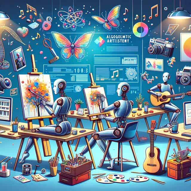 Everything's fine, we just paint, write, compose and make music. 😈