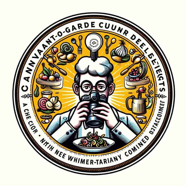 Former beer mat from Avantgarde Culinary Delights