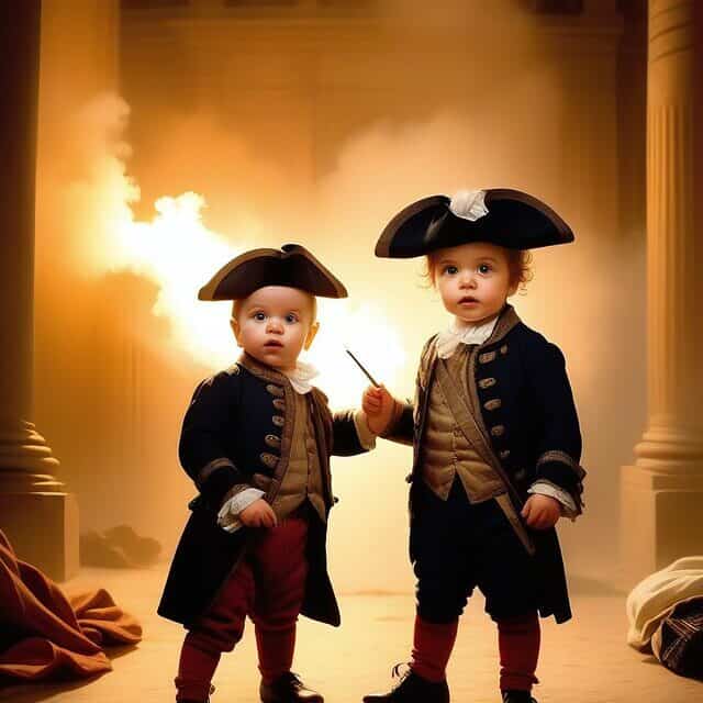 Big stage and costumes...