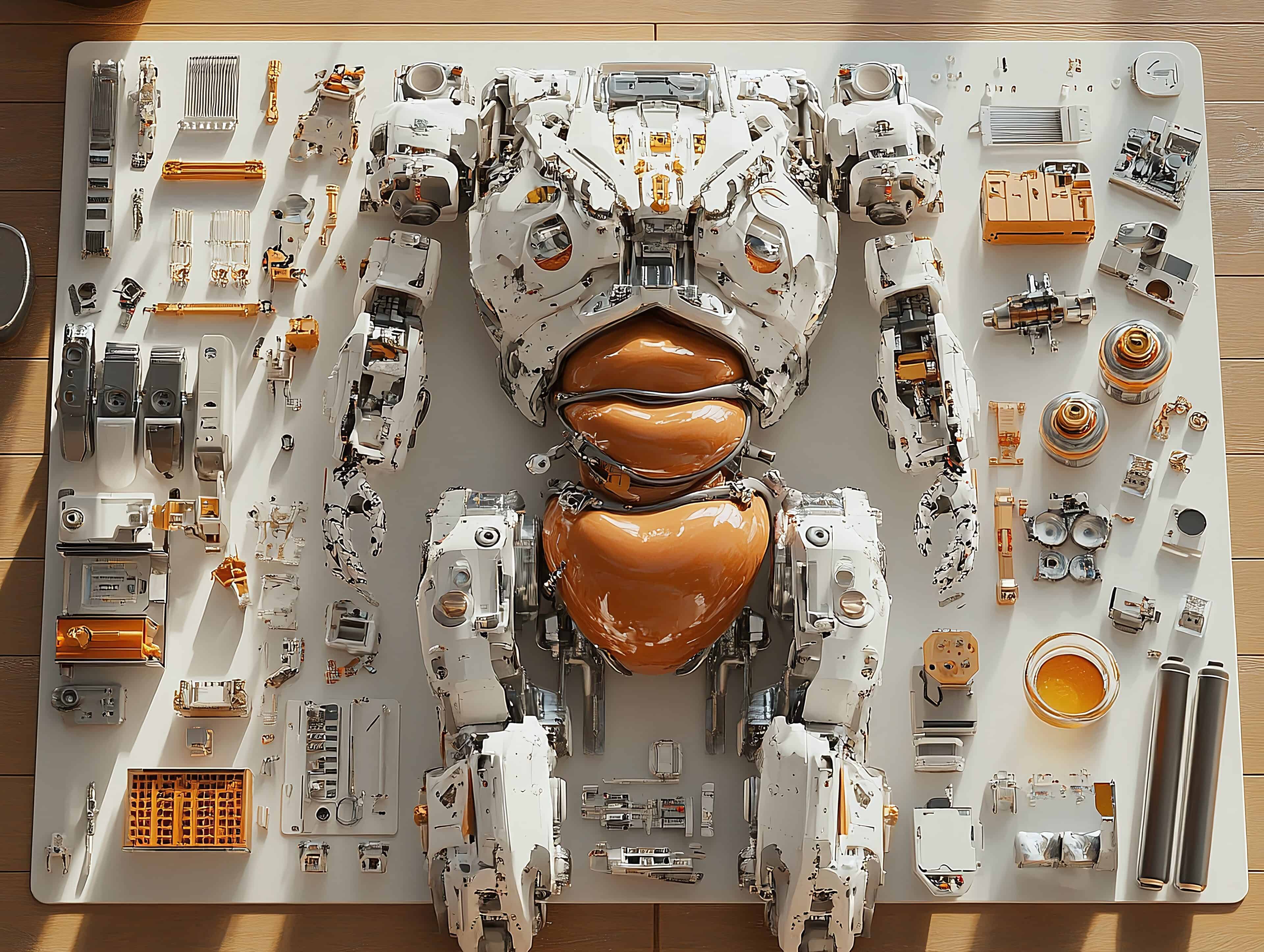 Robot prototype with stomach, digestive and bladder modules that can finally handle beer consumption