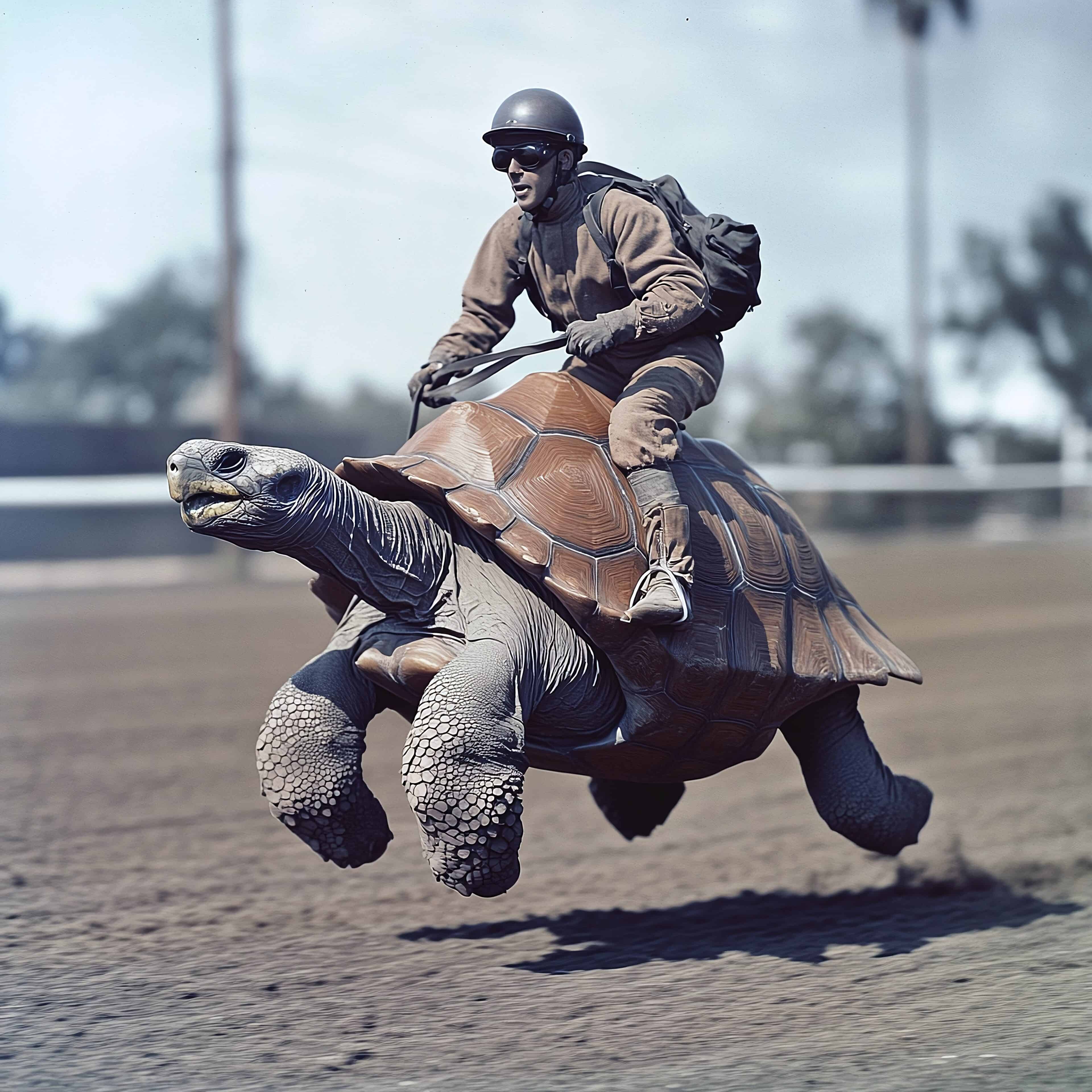 An early picture of Joe Ramirez, almost a walk in the park in terms of speed. That changed quickly.