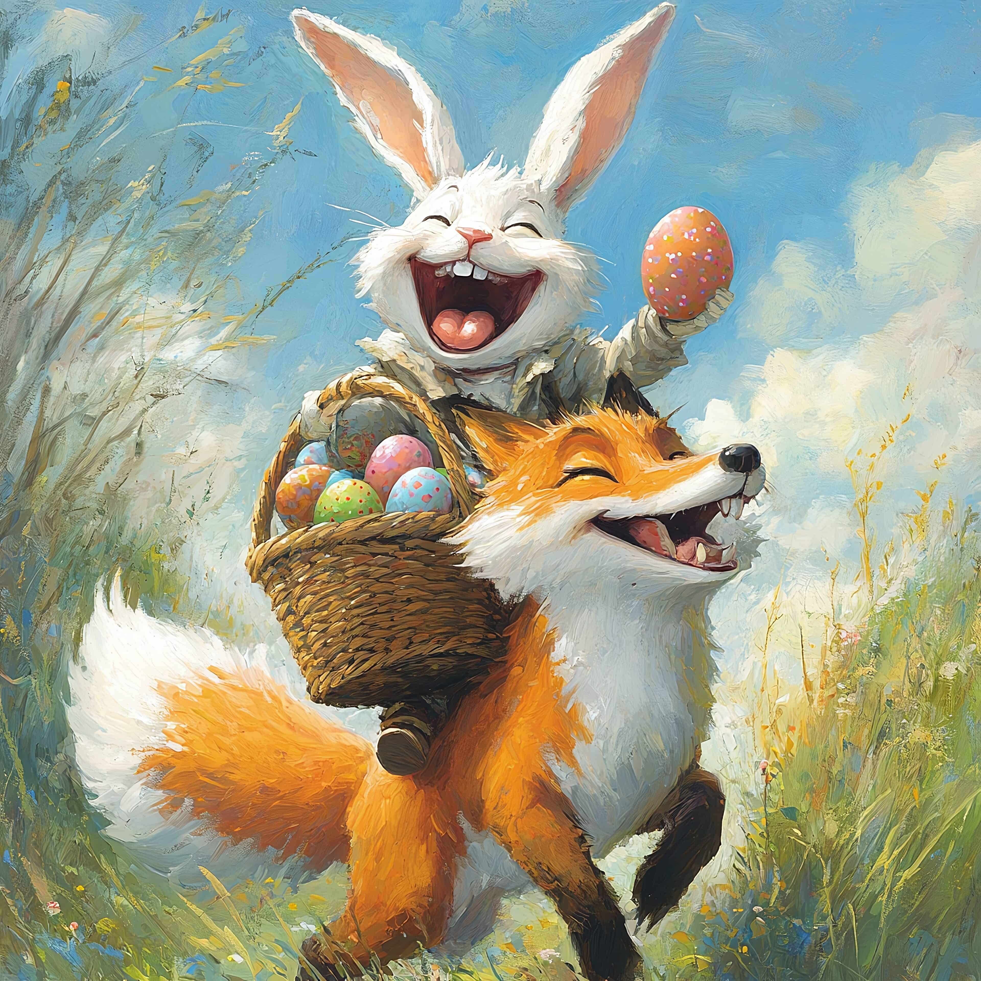 But this way, the Easter Bunny can move even faster. Kind of clever, right?