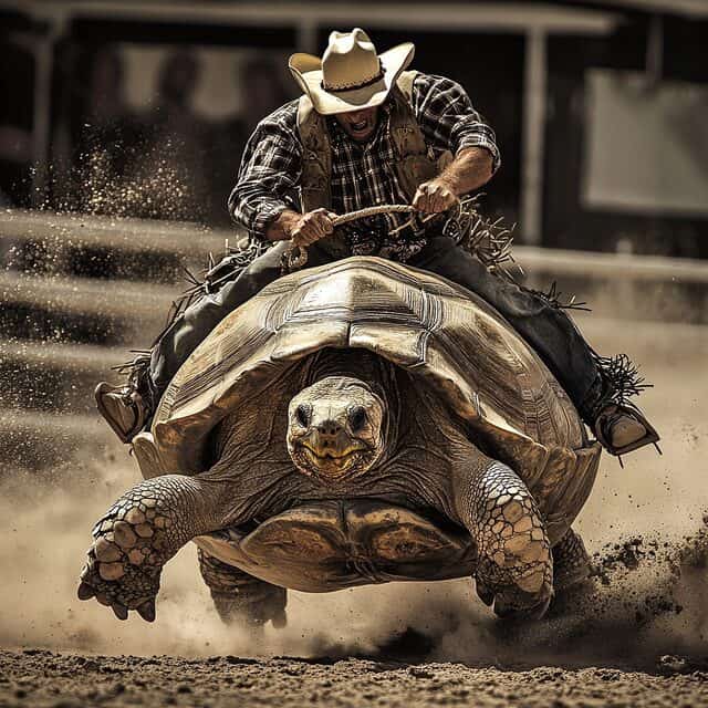 Schildkröten-Rodeo: Die Kunst des Gleichgewichts Vorschau-Bild