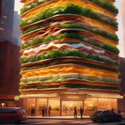 The Grandwich Tower - kulinarische Exzellenz in der Architektur Vorschau-Bild